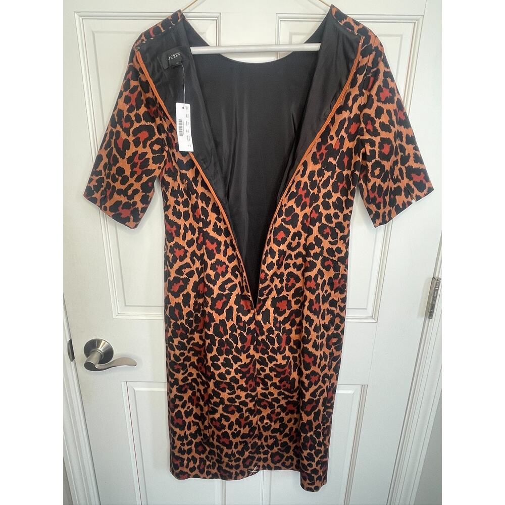 NWT J. Crew Women's Elbow-Sleeve Sheath Dress Sz 2 Lady-Like Modern READ - Picture 5 of 13